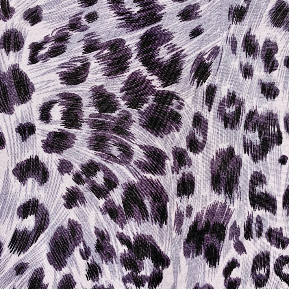 Sag Harbor Gray Animal Print 3/4 Sleeve Jacket 16 - Picture 5 of 7
